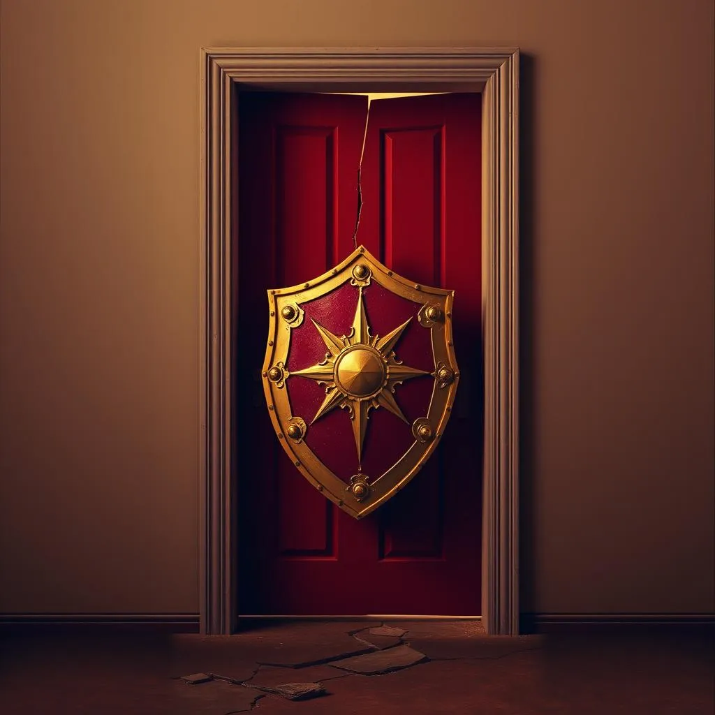 Closed door