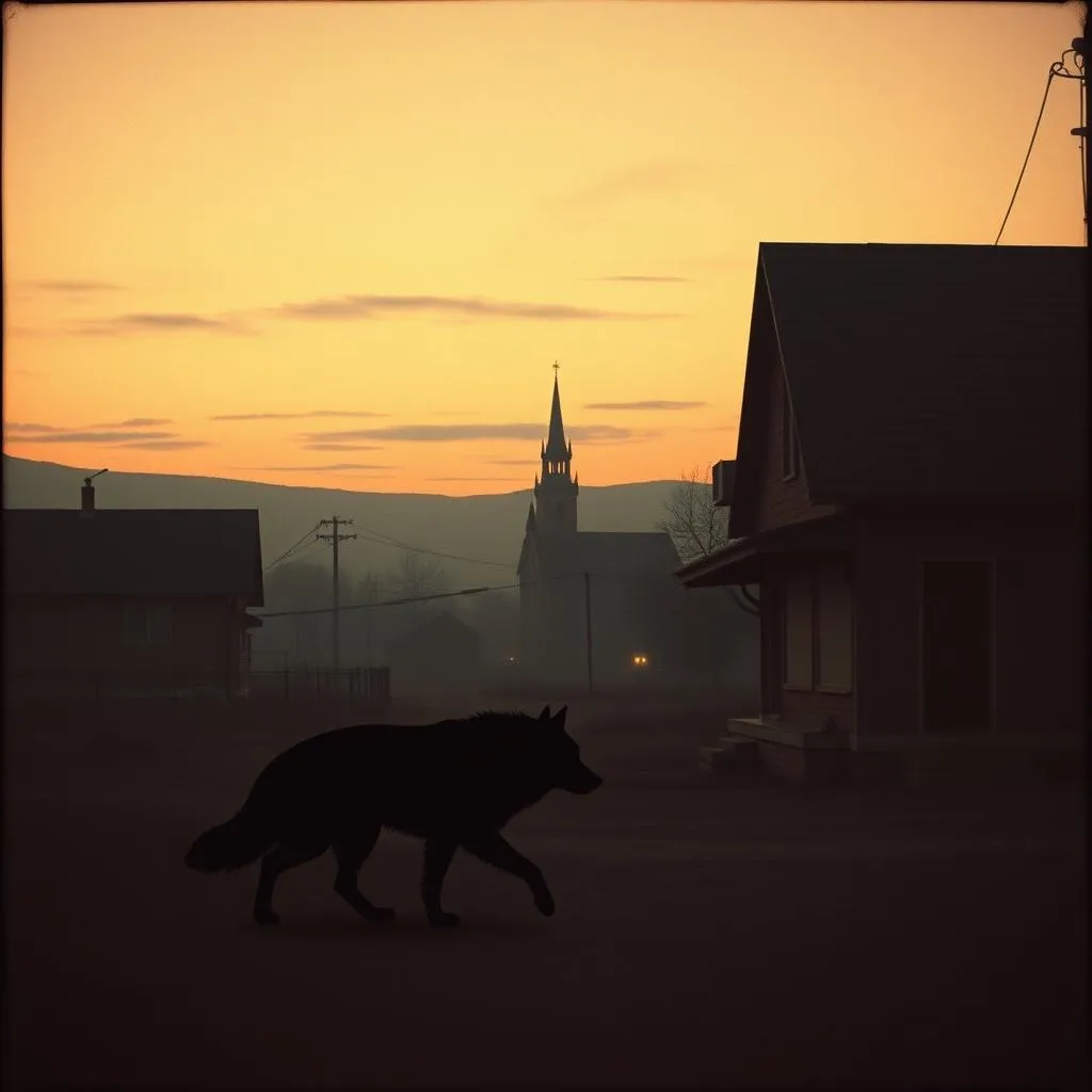 Le chien noir