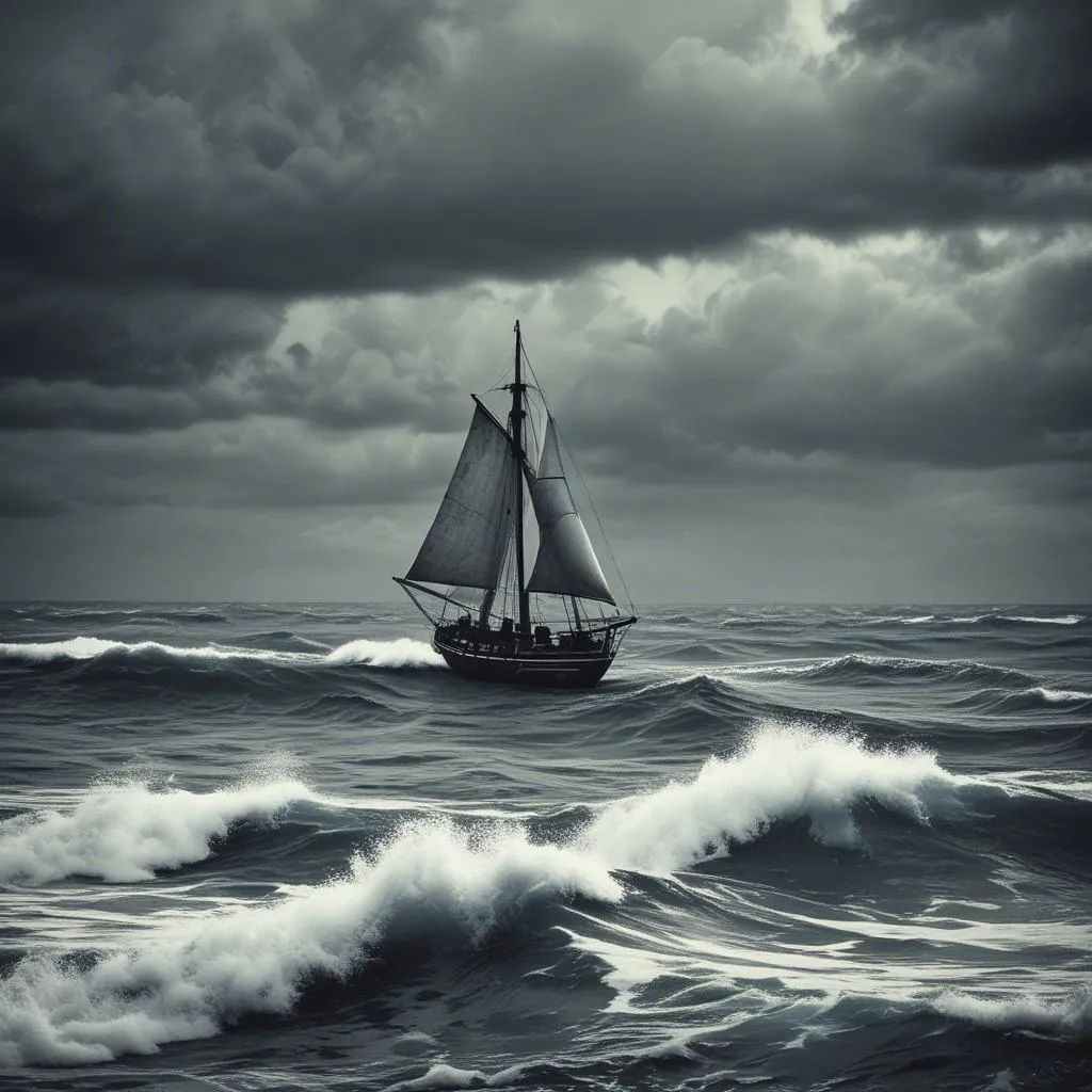 Sturm auf der See