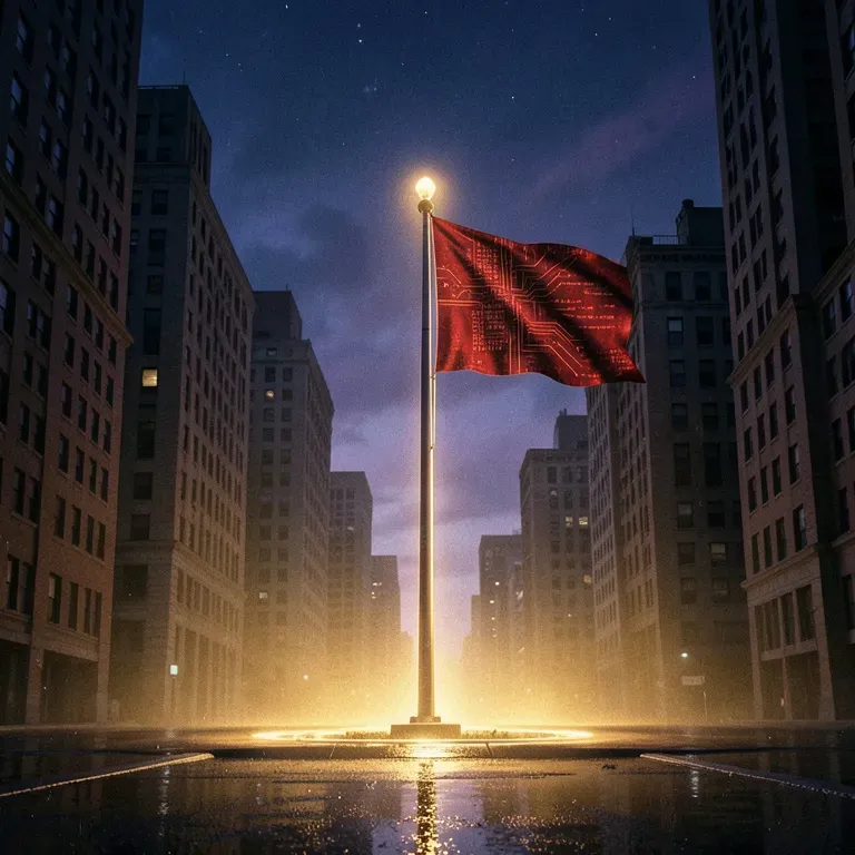 Never Let the Flag Fall