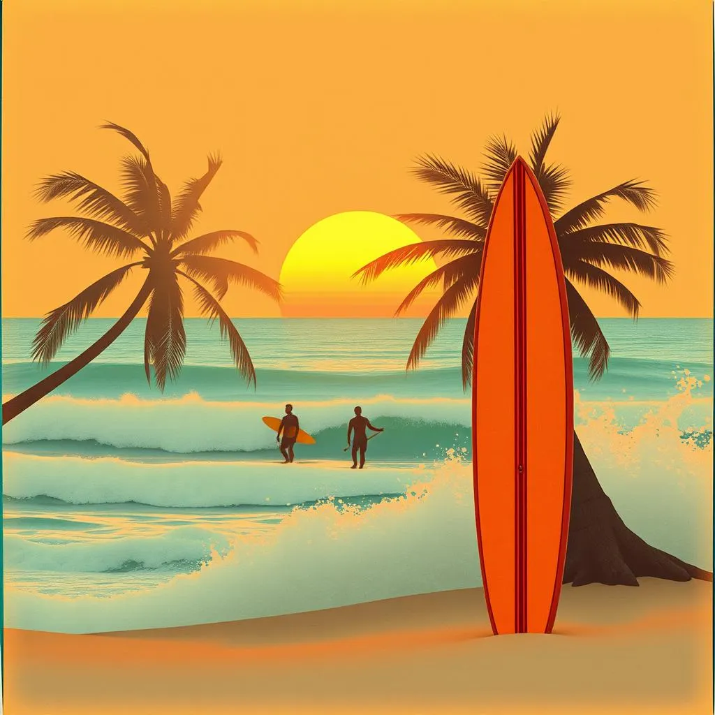 feliz nas ondas