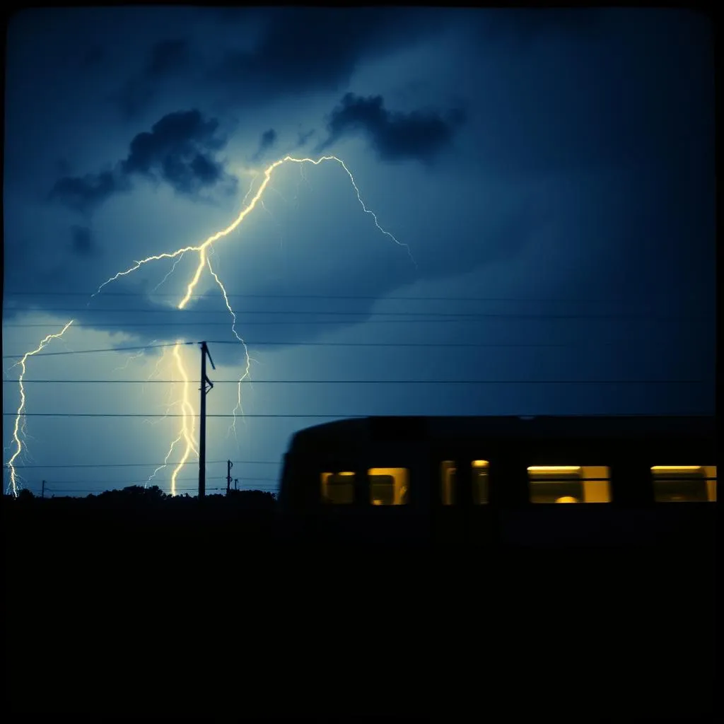 Train off tracks