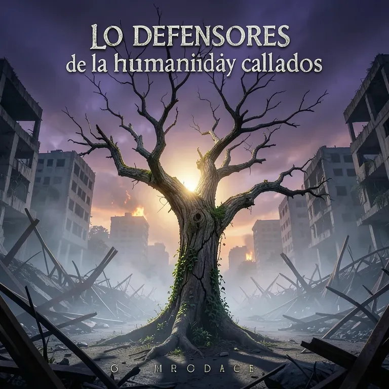 lo defensores de la  humanidad callados