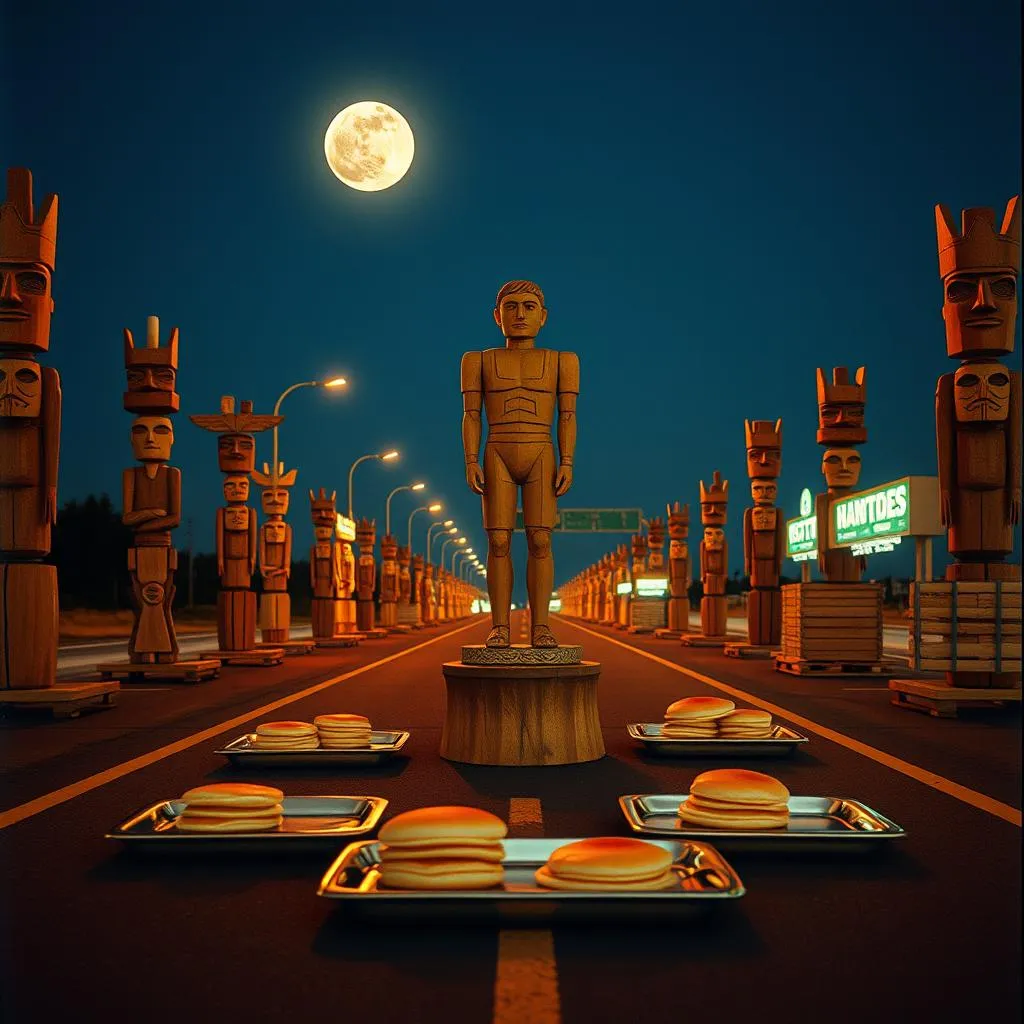 Wood figure
