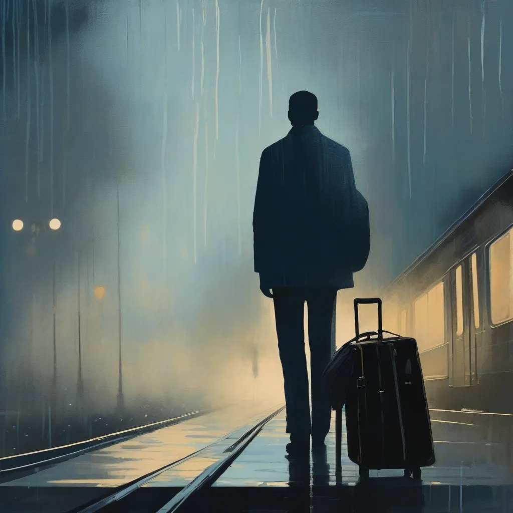 Midnight train blues
