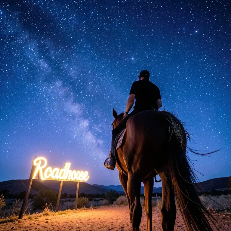 Aussie Sky and Lone Rider