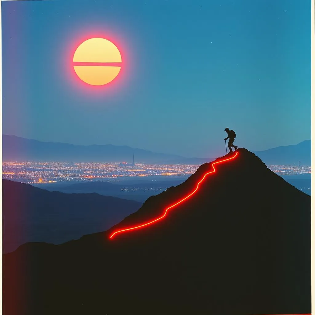 The climb
