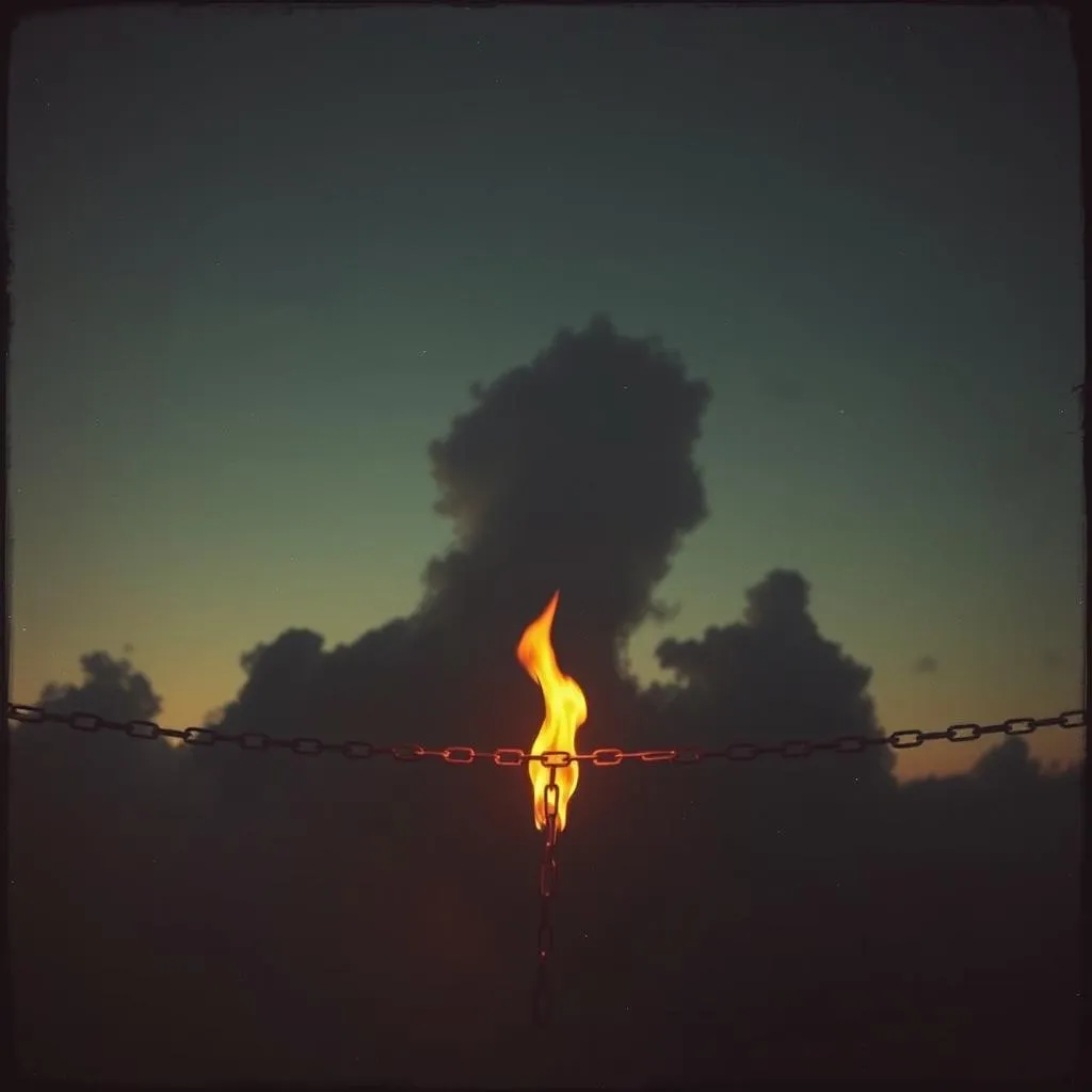 Flame in a Chain of Love