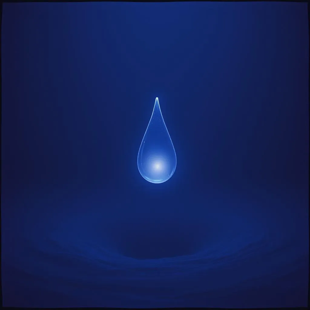 A droplet of light