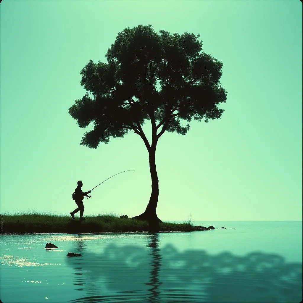 Le pêcheur et le pêcher 