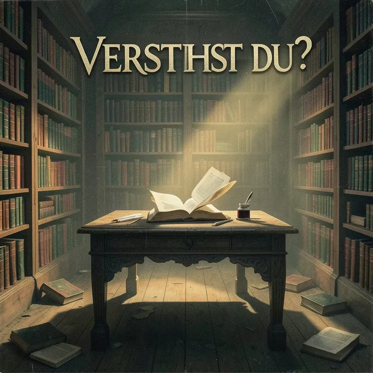 Verstehst du?