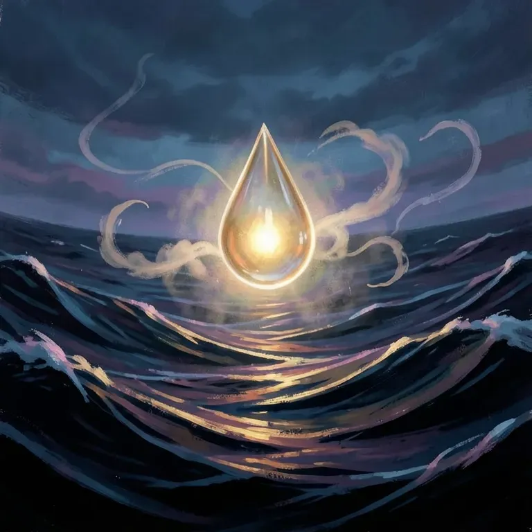 A droplet of light