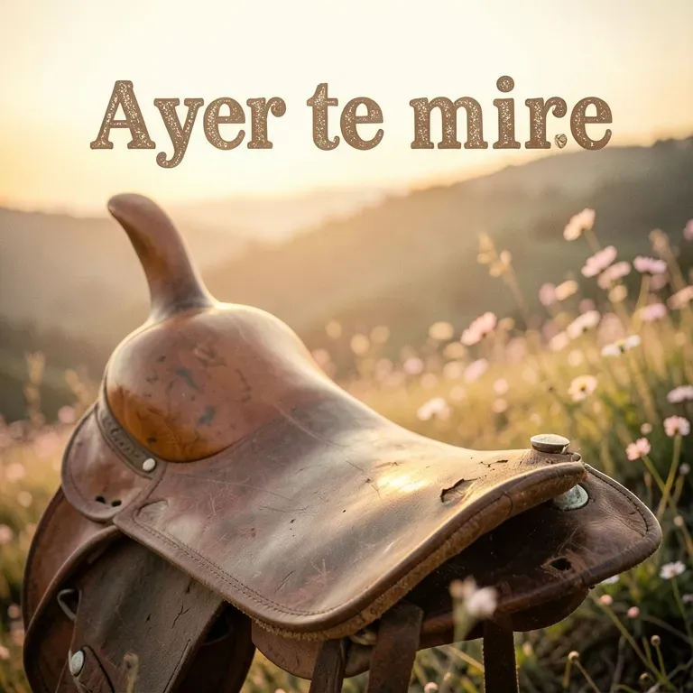 Ayer te mire