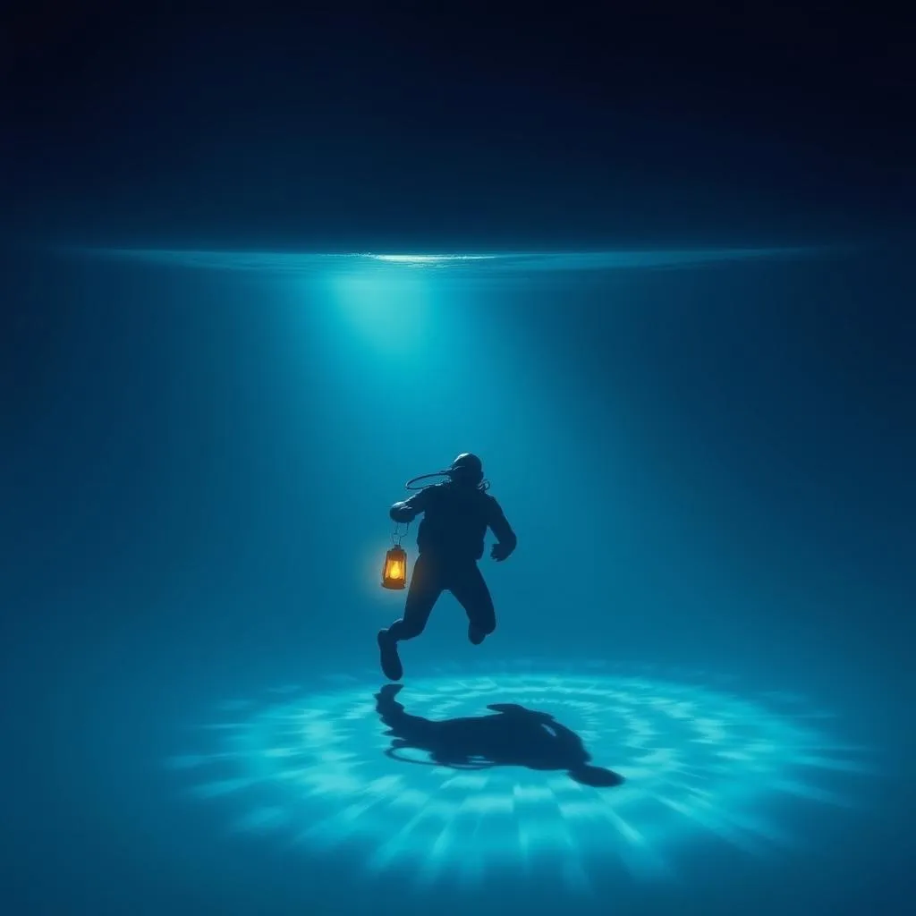 Inner Light Inside the Diver