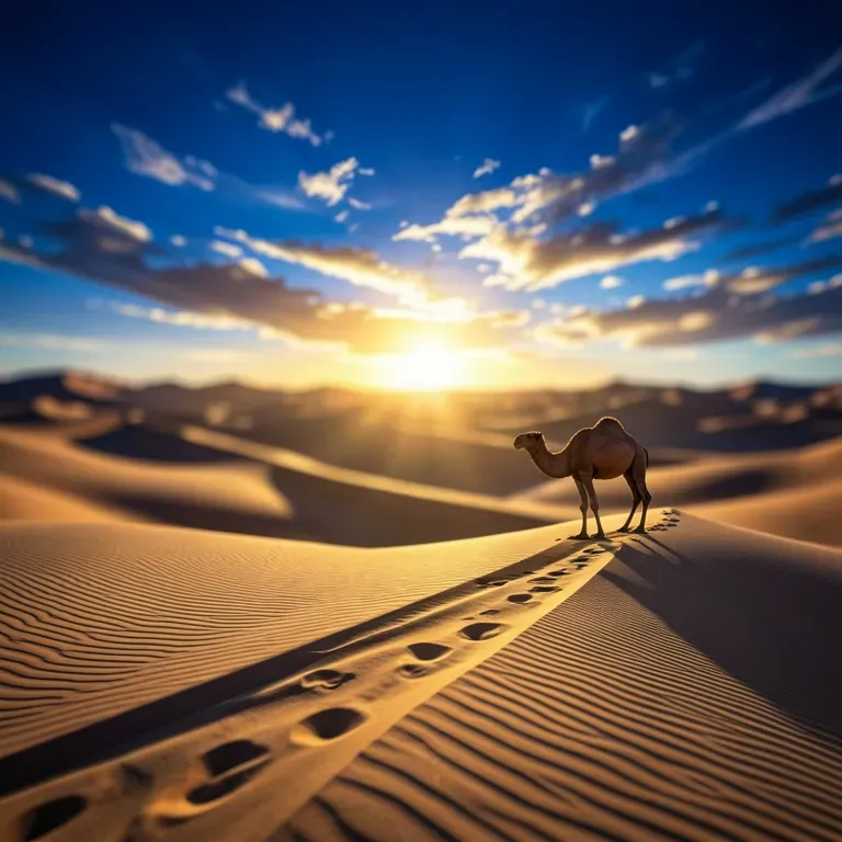 "Azul n’Tinéré" — _The Path of the Desert_