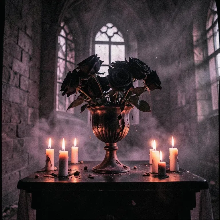 Black Roses Altar