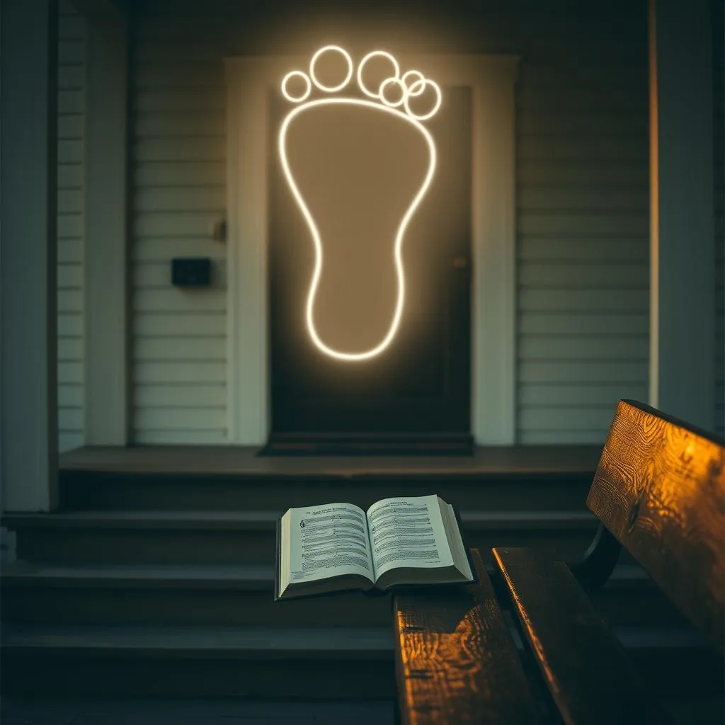 Leave it at the Lord's. Feet