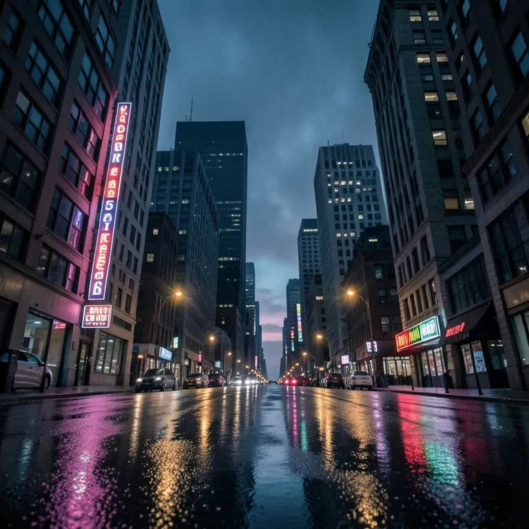 BLUE AT NIGHT