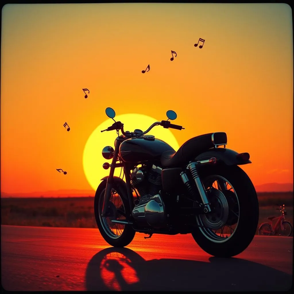 Riding into the Sunset