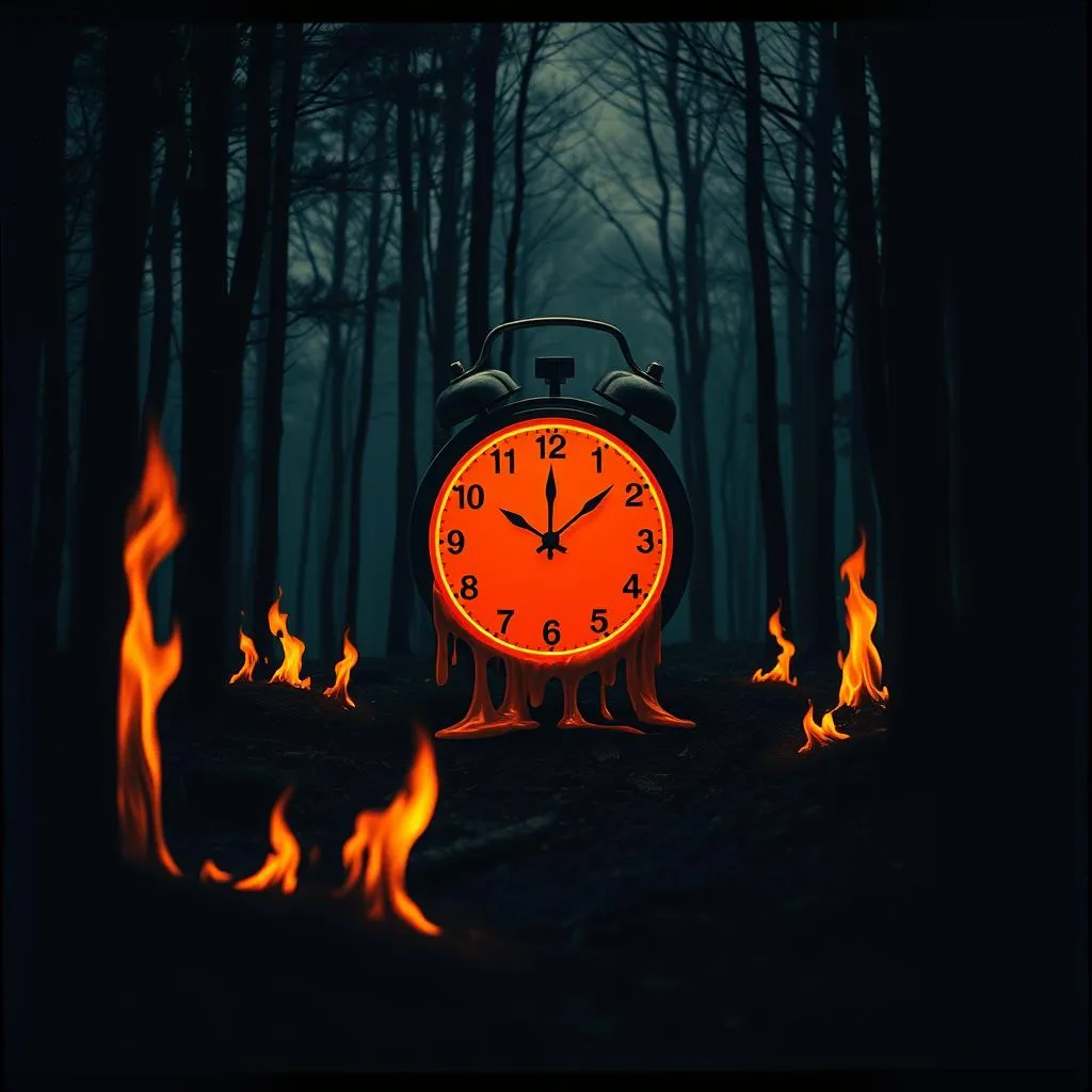 It is burn...