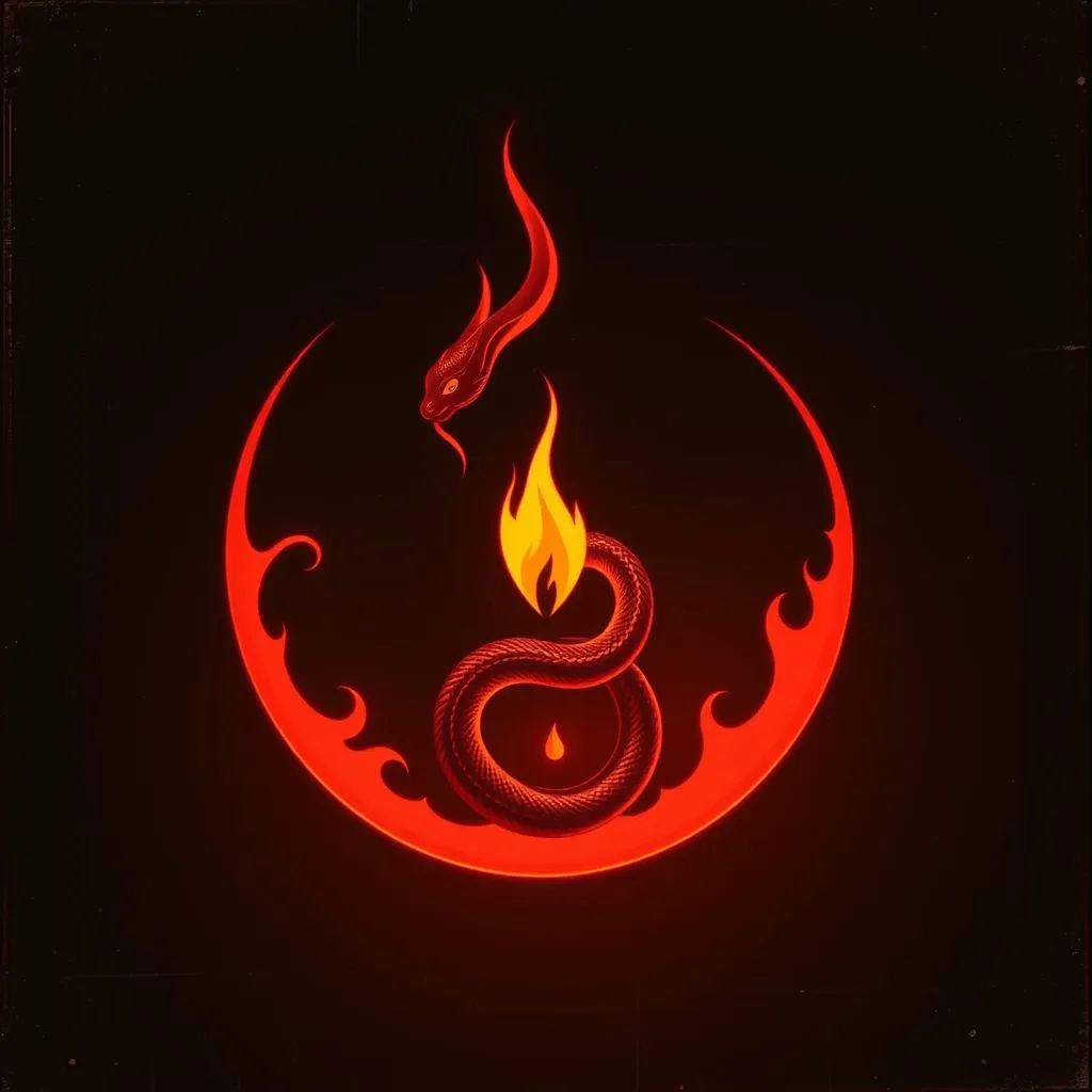Trine of the Spiral Flame Blow flow