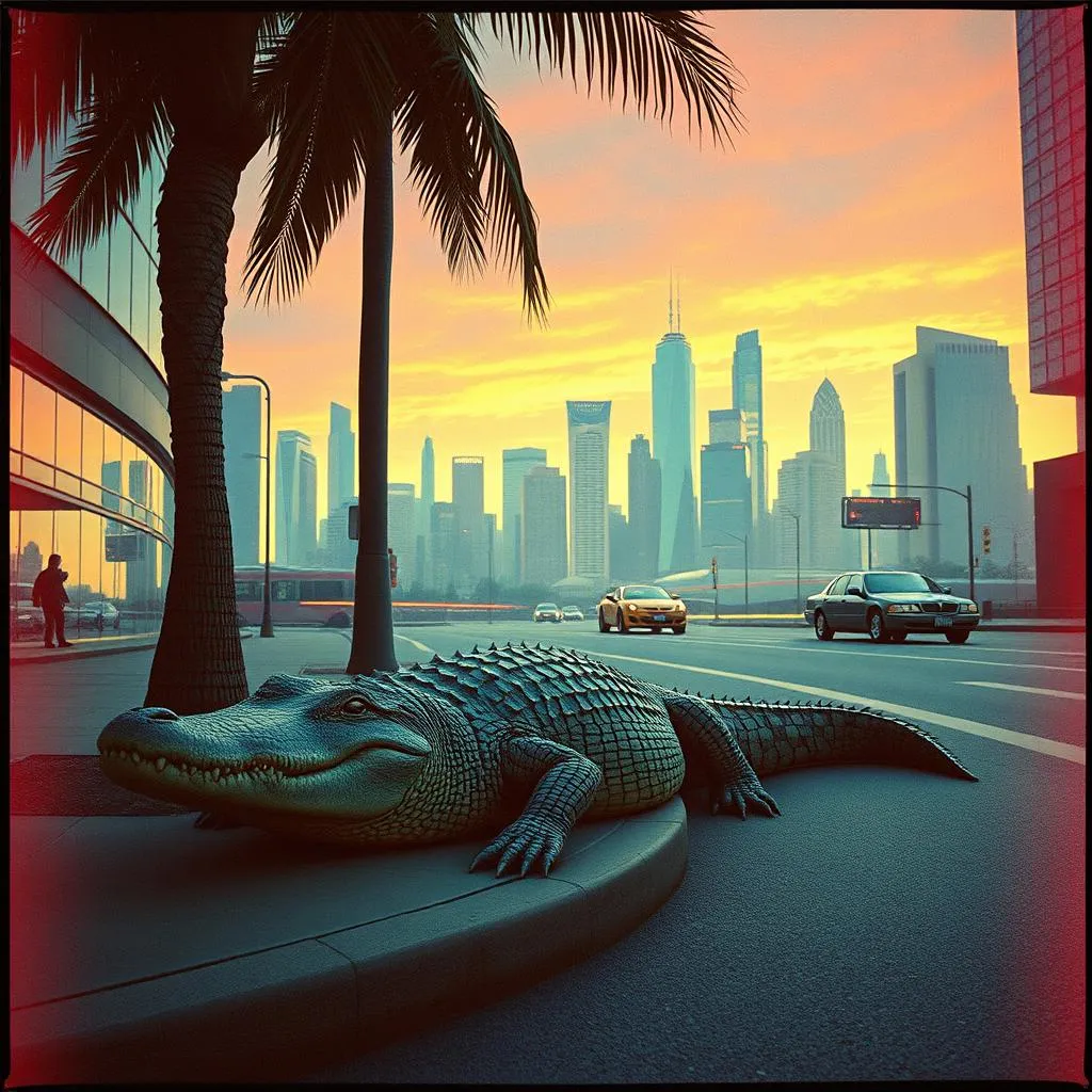 Croc in the City