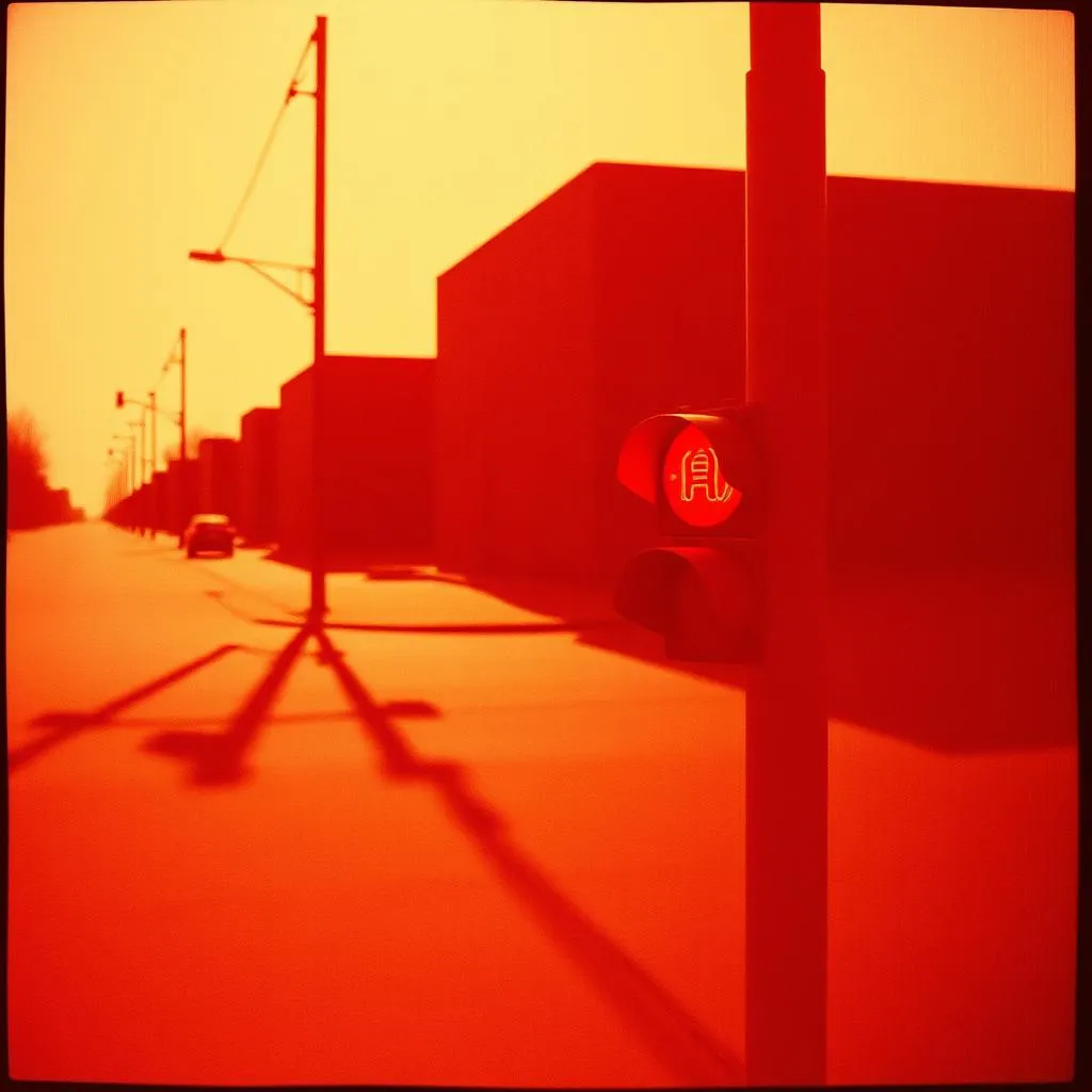The red light