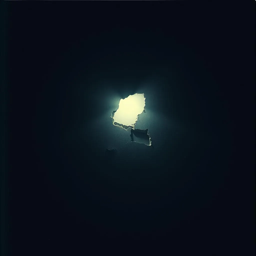 Behind the wall