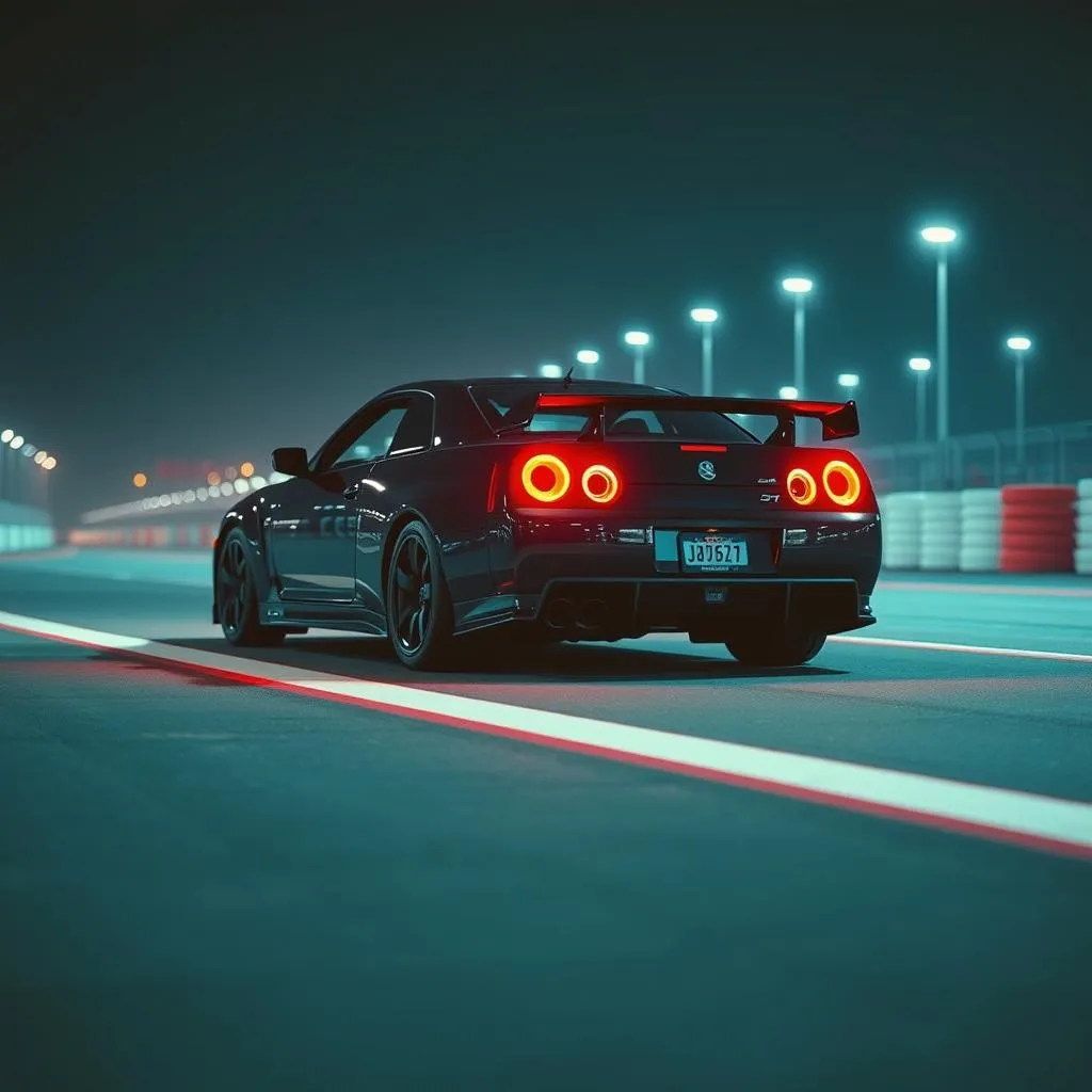 She drives a GTR
