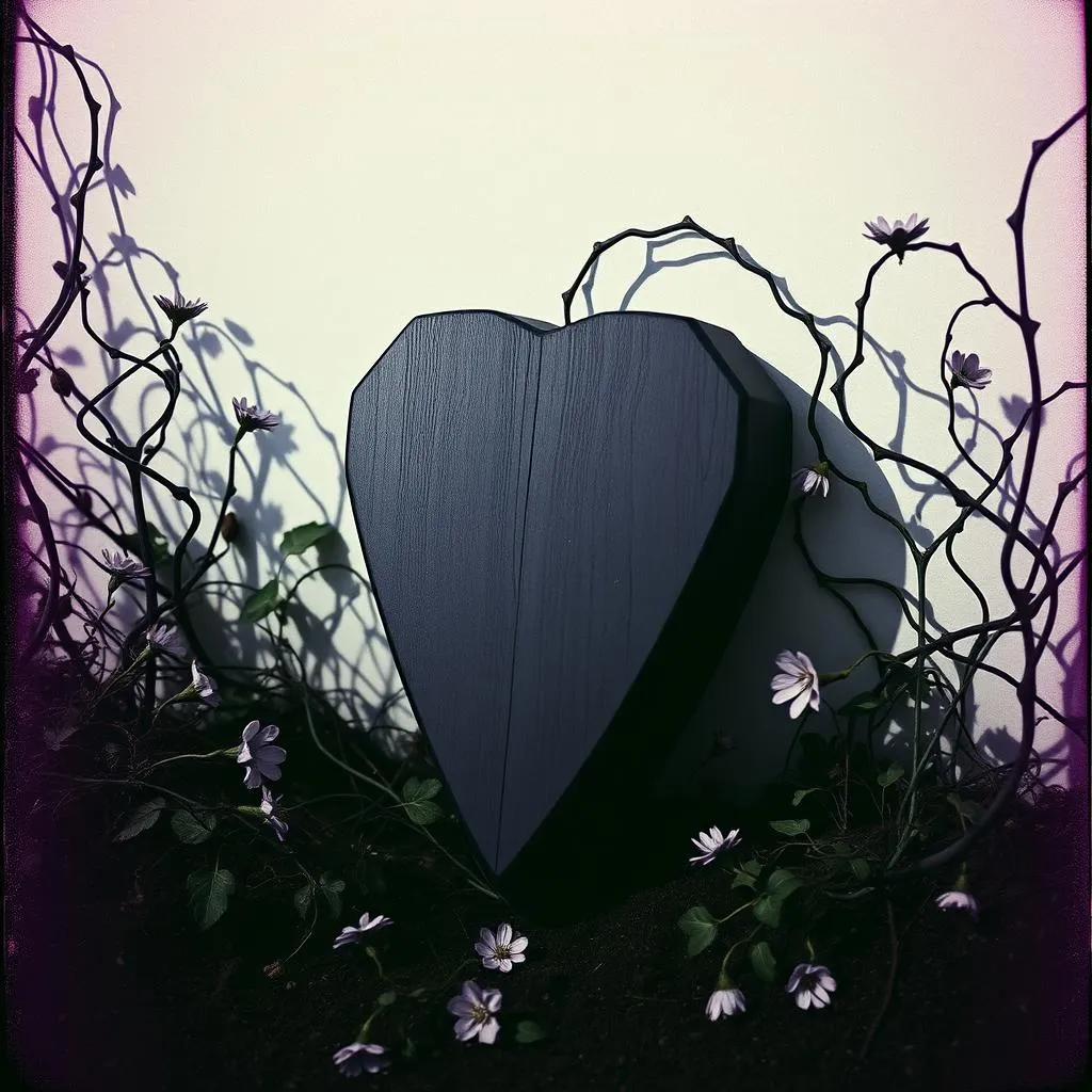 Heart shaped coffin