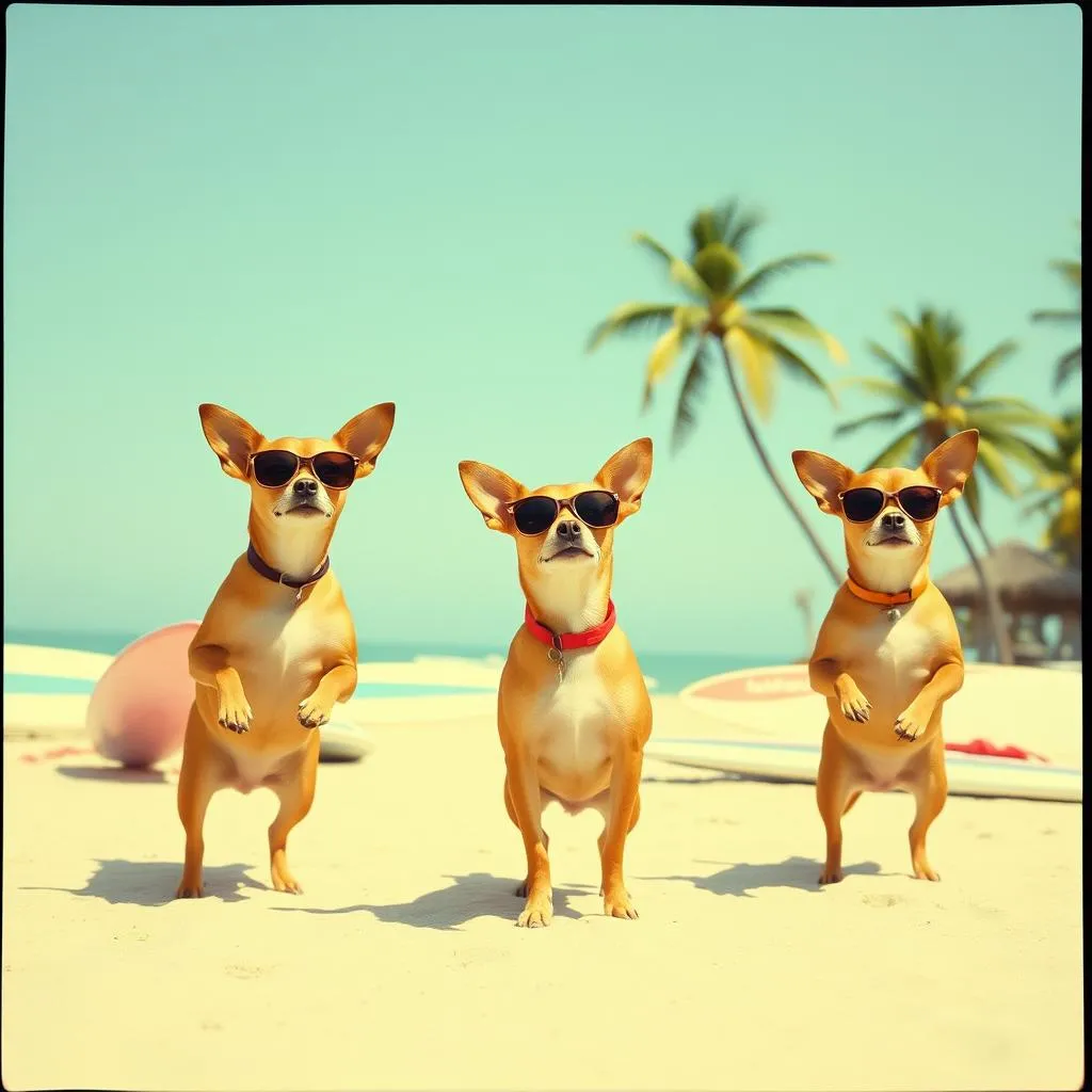 Chihuahua Beach Party
