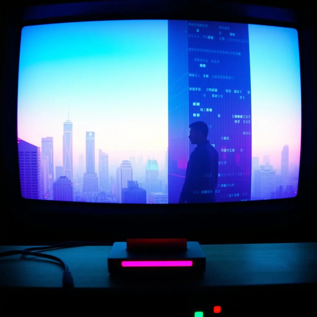 The Glow of Misty’s
Terminal Screen in the night