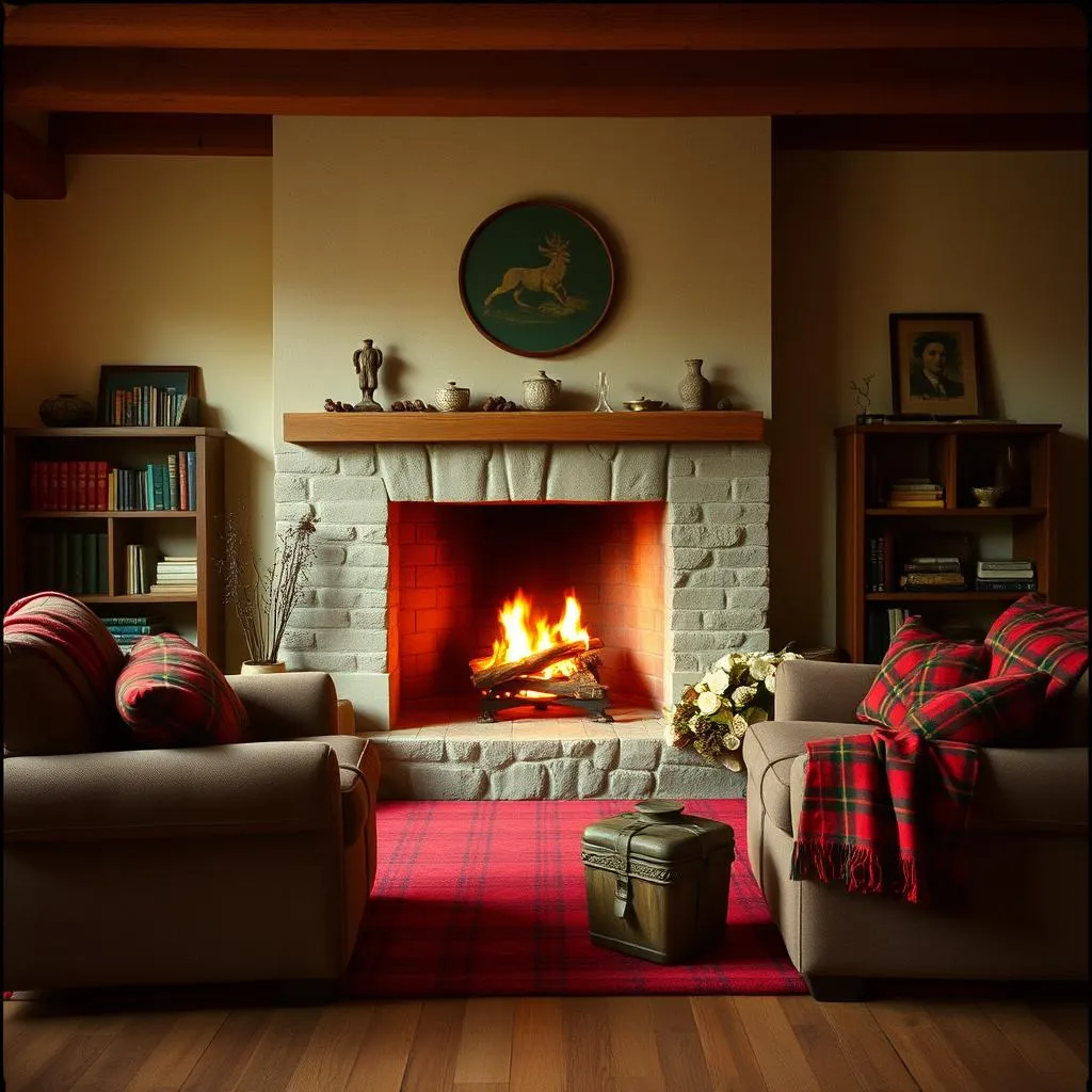 Christmas Scottish home