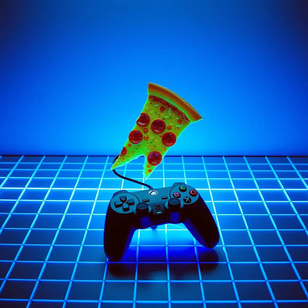 Pizza und Zocken