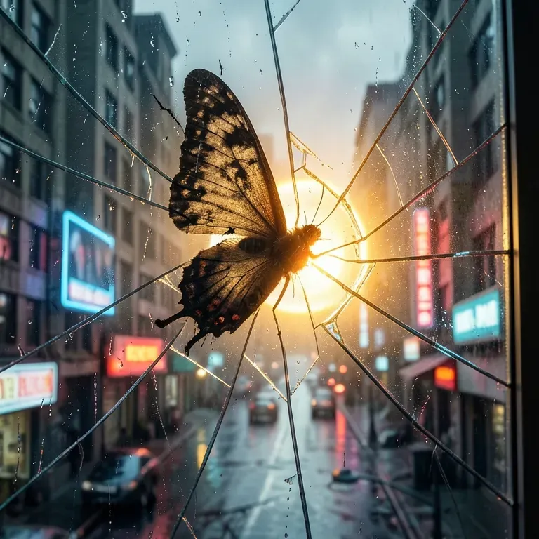Broken wing