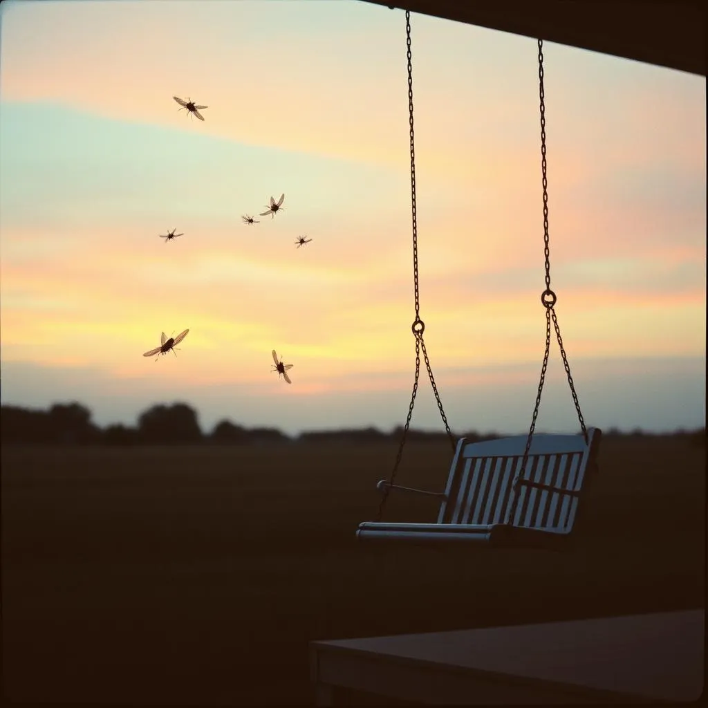 Crickets at sunset.
