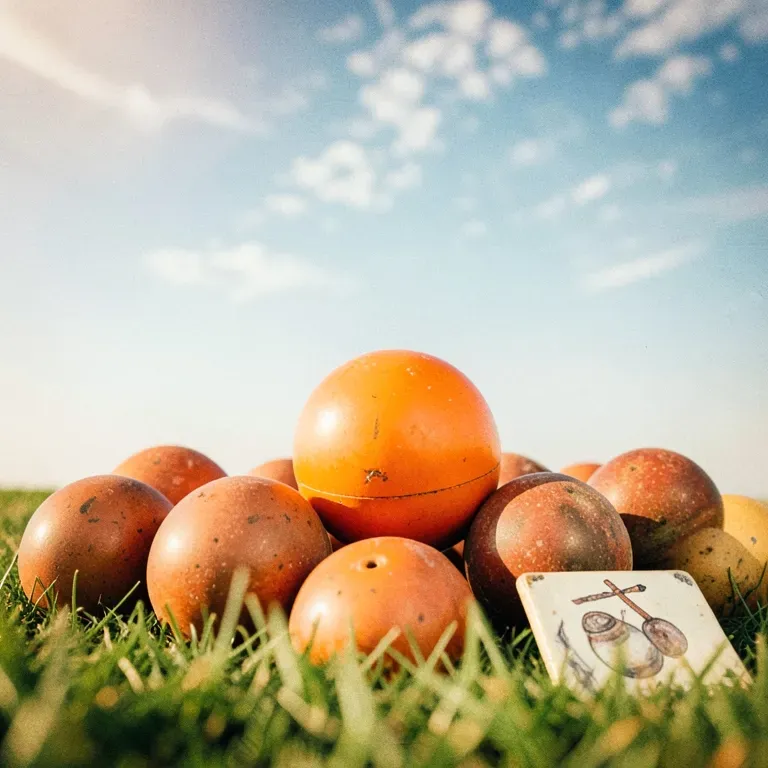 Une partie de pétanque