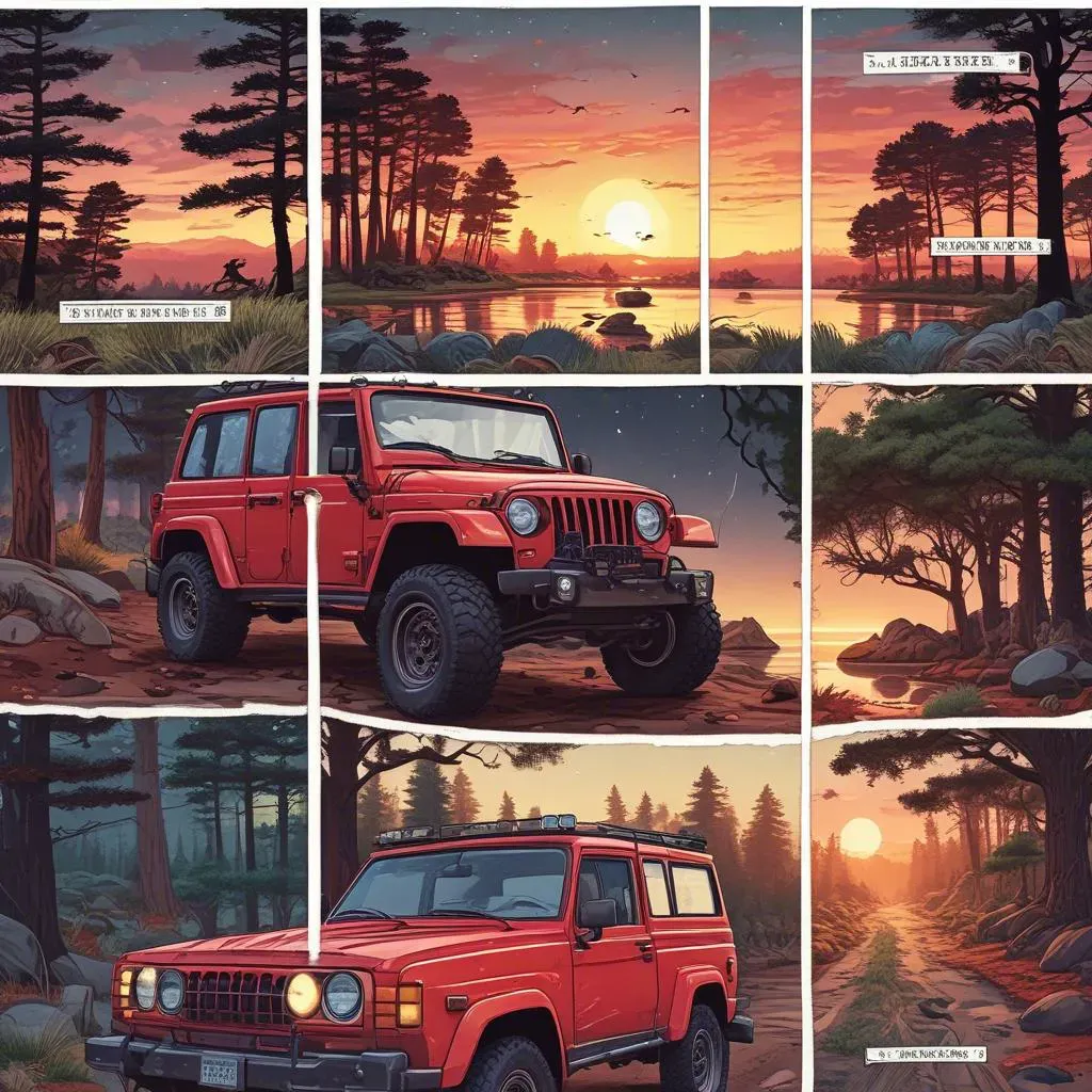My Red Jeep Named Sarge