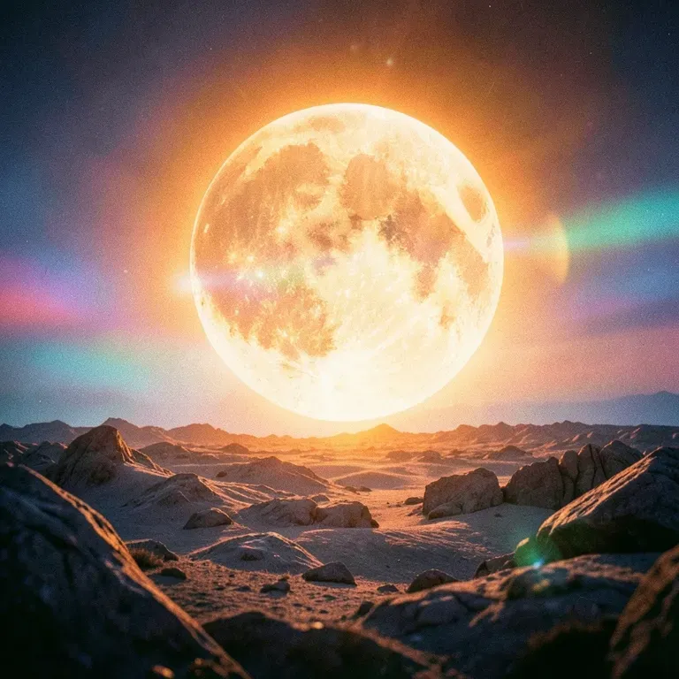 Moon Shines It Hits
