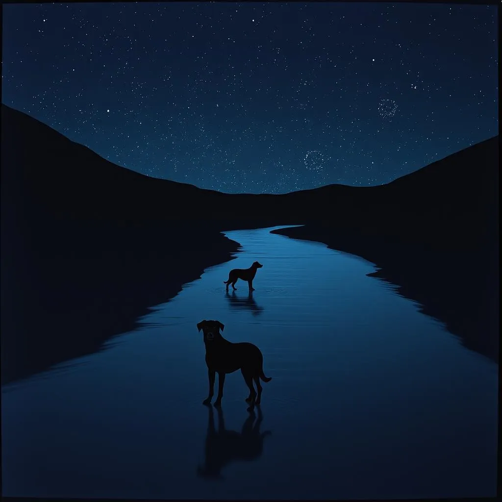 Black dog day