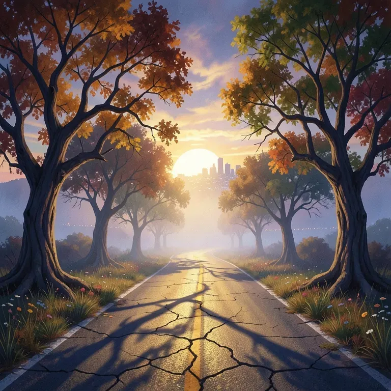 Road from Small Town to LA