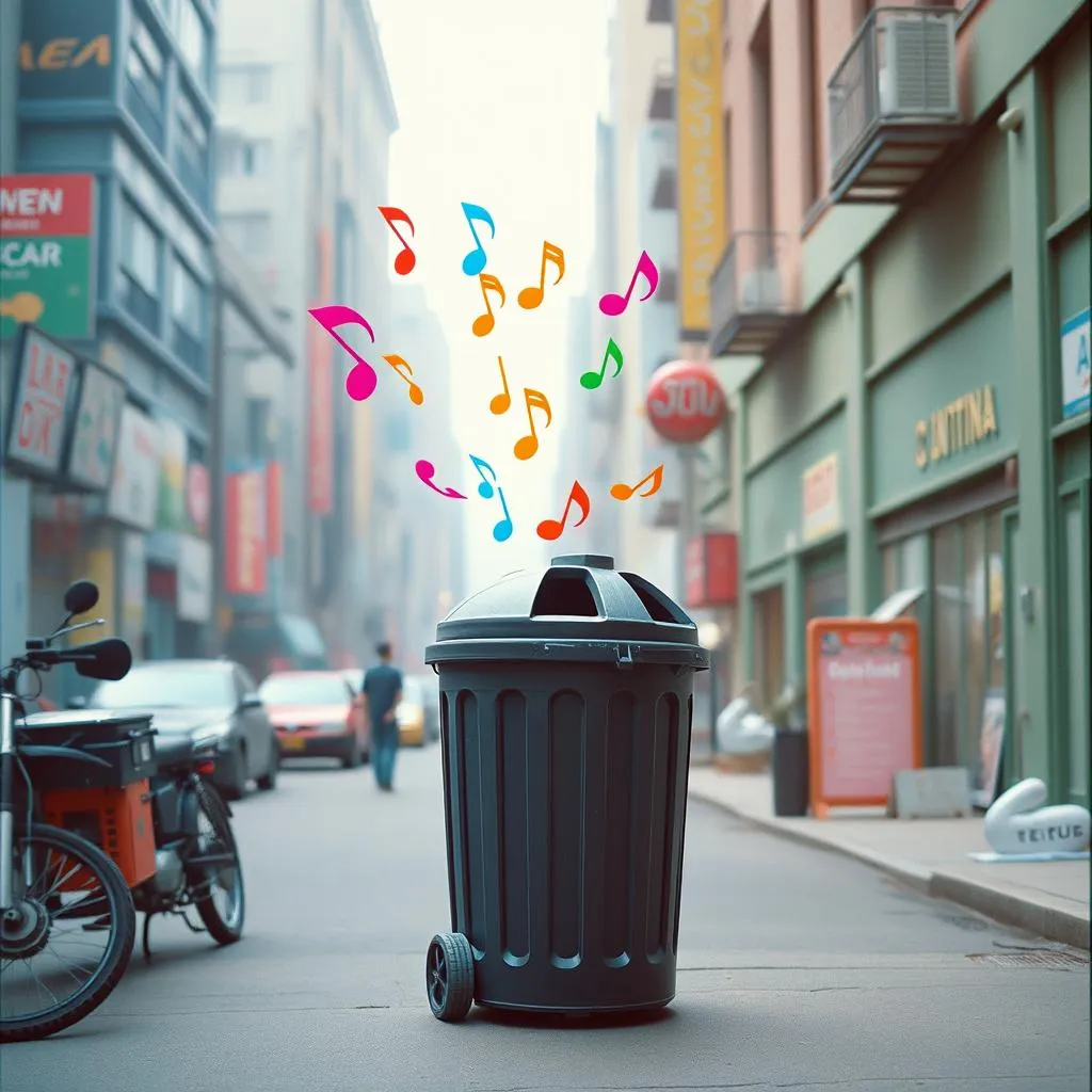 Throwing  trash at you