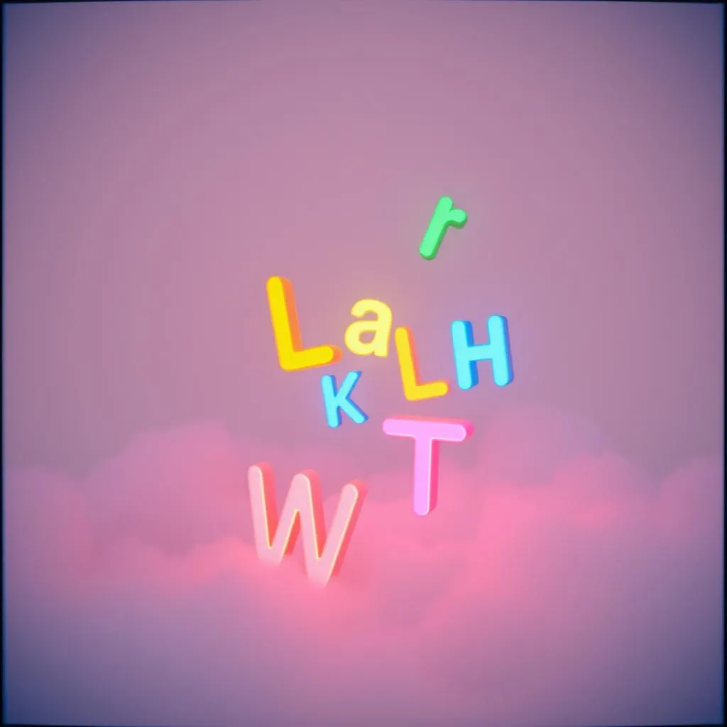 Letters make words.