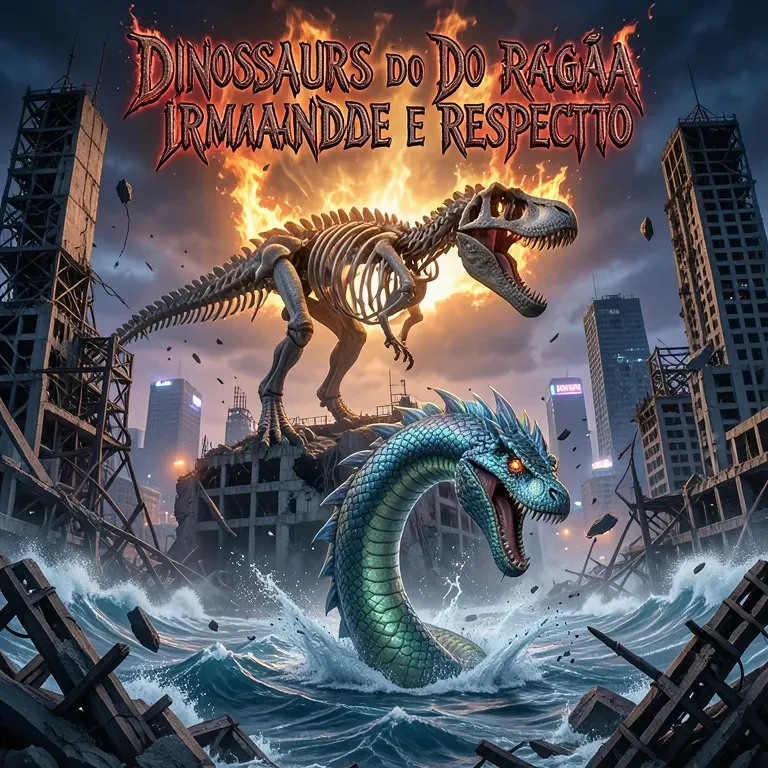 DINOSSAUROS DO DRAGÃO DO MAR irmandade  e respeito