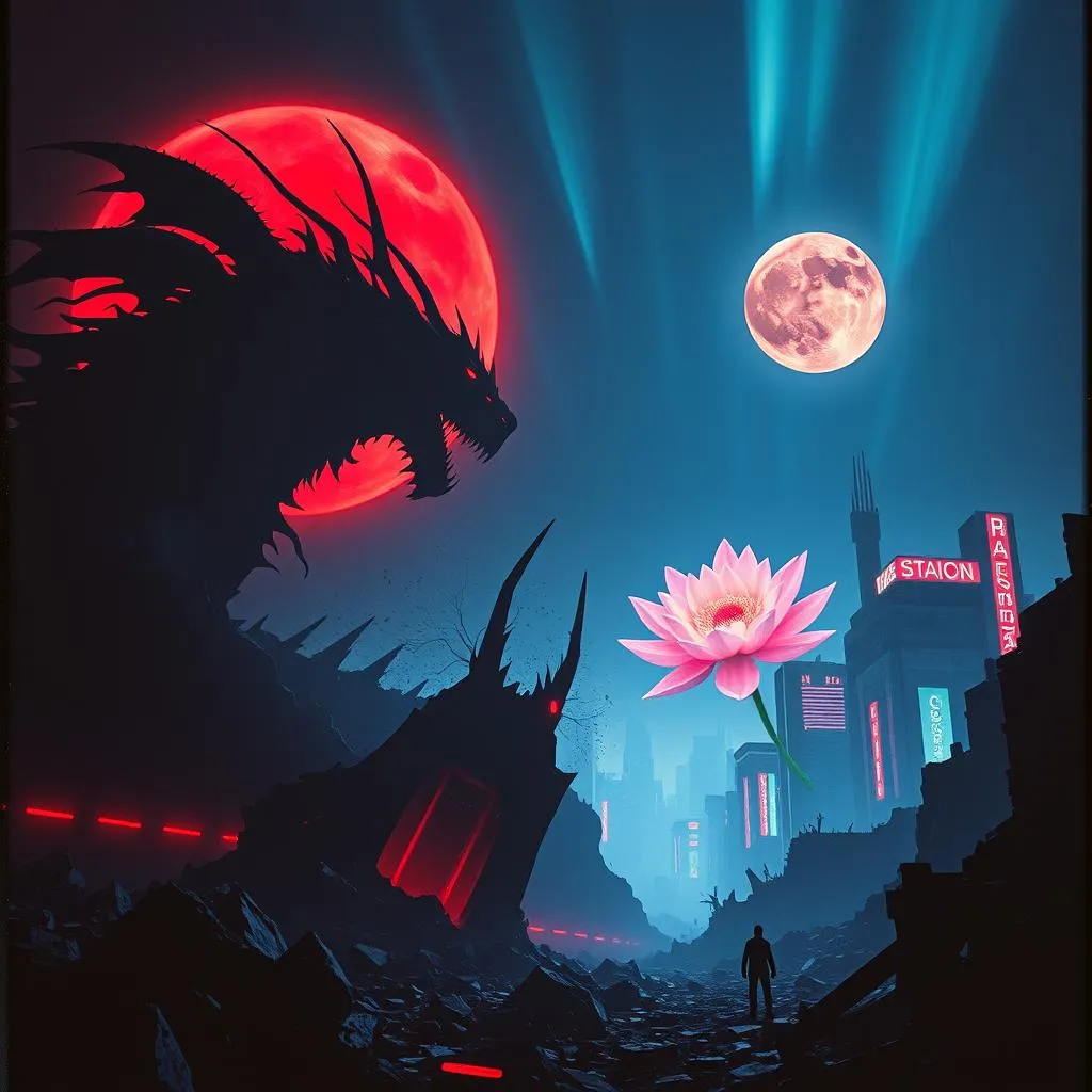 Eternal Clash of Beast and Bloom