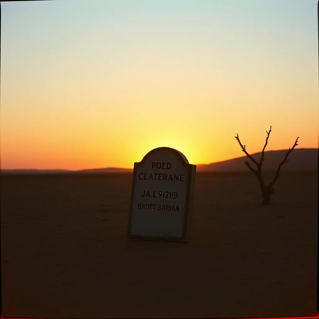 Tombstone With My Name