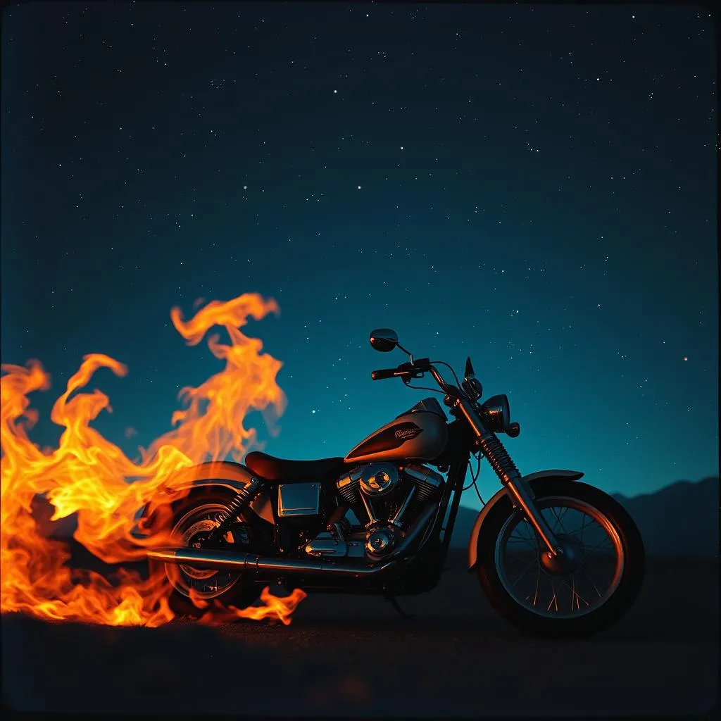 Riding with trouble