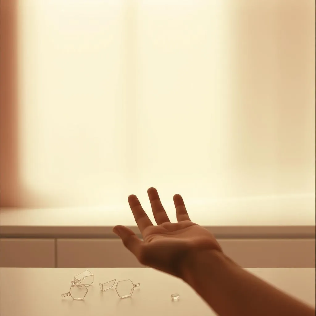 I am standing here; my hands stay open