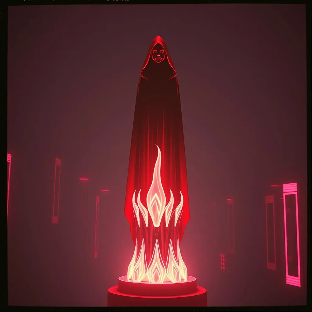 Glowing Crimson Eyes