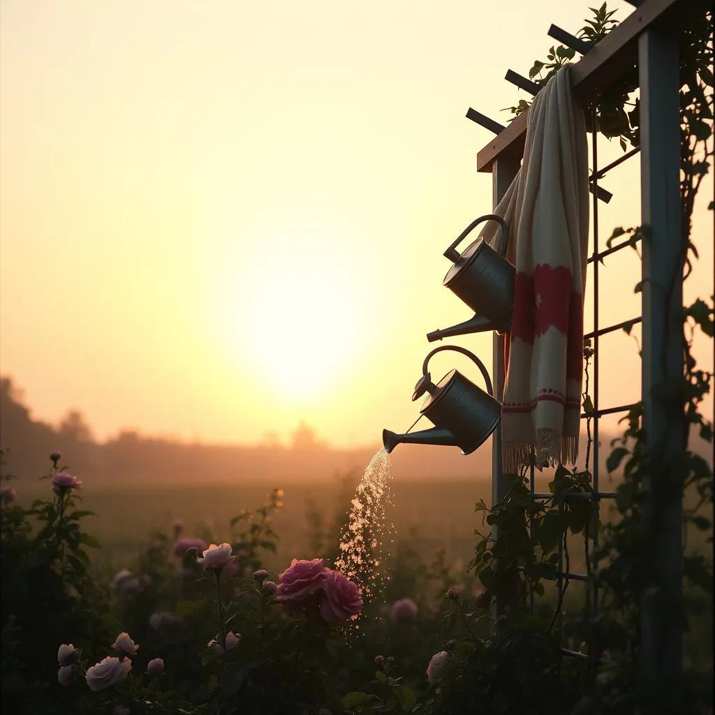Tending The garden